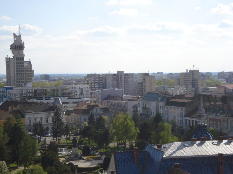 Satu Mare: centrul istoric și Turnul Pompierilor