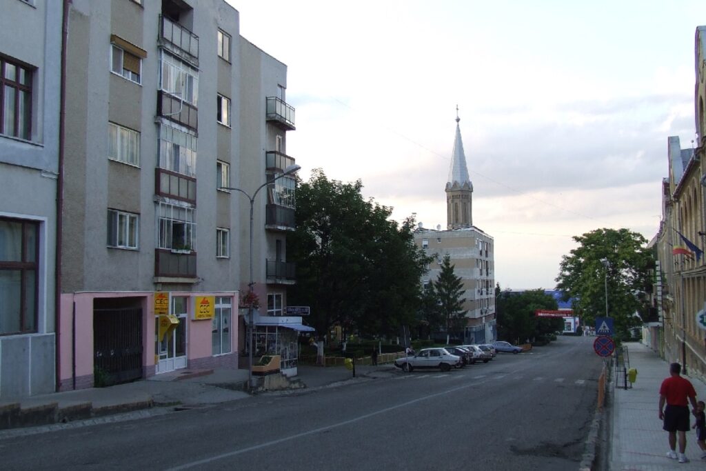 Strada principală din Tășnad